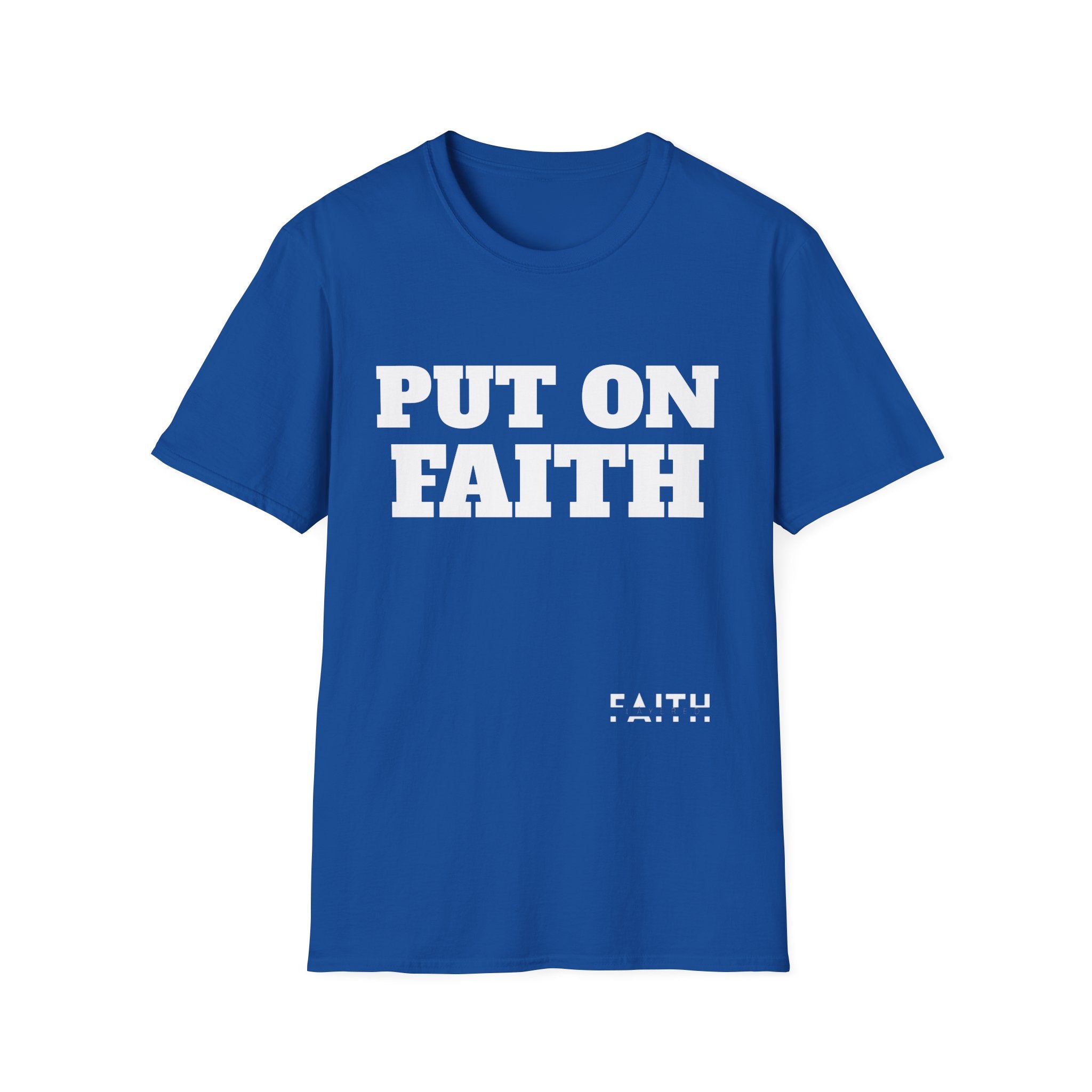 Put on Faith Unisex Softstyle T-Shirt